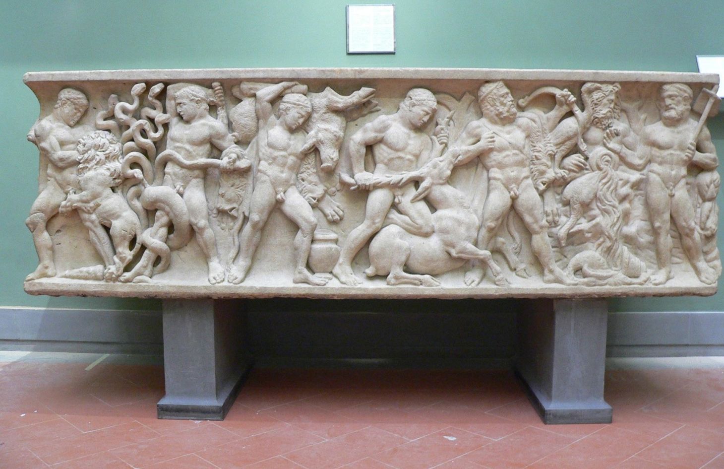 Sarcofago “Le fatiche di Ercole”, Galleria degli Uffizi