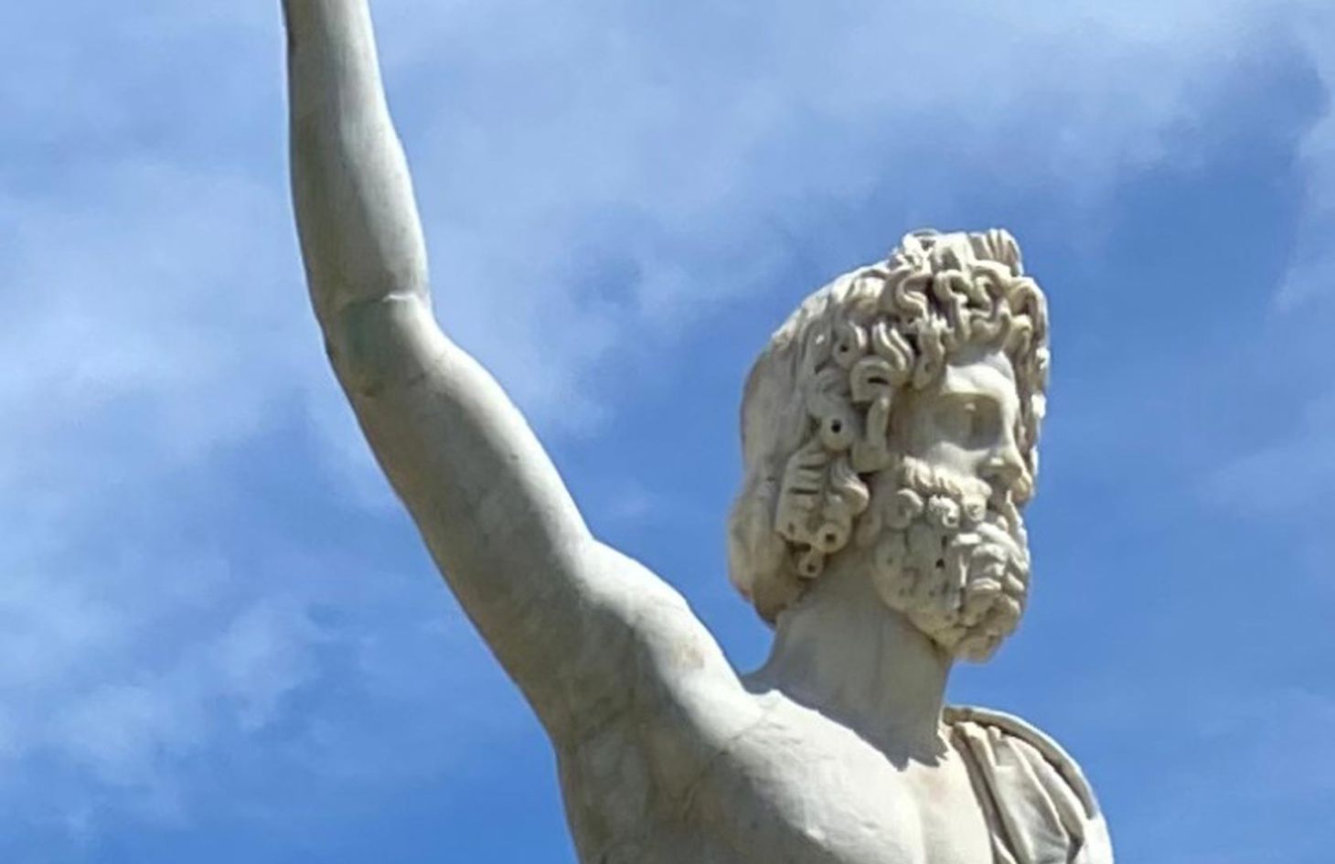 Fontana e statua del Giove Fulminante - Villa Salviati, Firenze