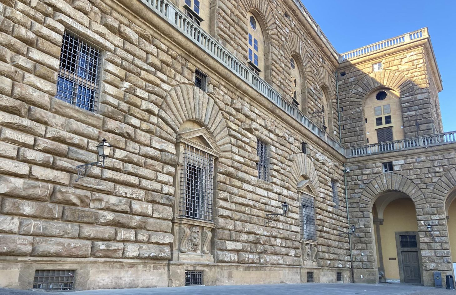 Porzione facciata, Palazzo Pitti