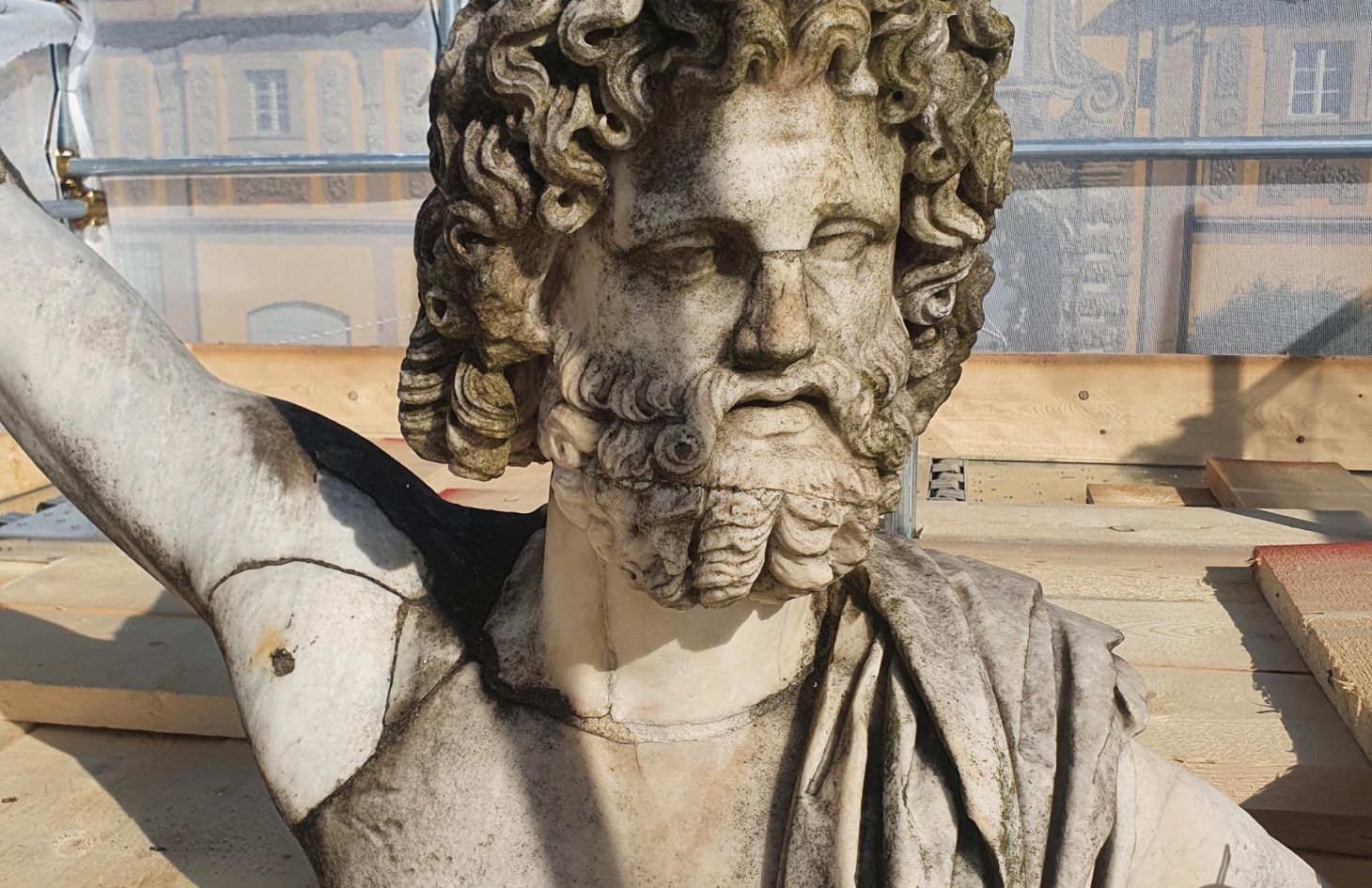Fontana e statua del Giove Fulminante - Villa Salviati, Firenze